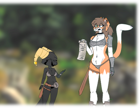 Kobold and Feline Adventurers